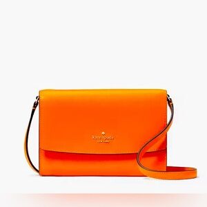 🧡🧡🧡 Kate Spade ♠️ Turmeric Root 🧡🧡🧡  Perry Leather Crossbody